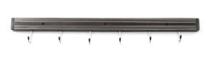 Knivmagnet med kroker, HENDI, 6 kroker, (L)620mm Kjøkkenredskaper Knivmagnet med kroker, HENDI, 6 kroker, (L)620mm Kjøkkenredskaper