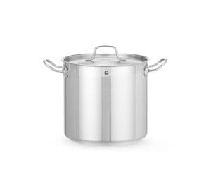 Kasserolle høy – med lokk, HENDI, Profi Line, 10L, ⌀240x(H)220mm Kasseroller & Panner