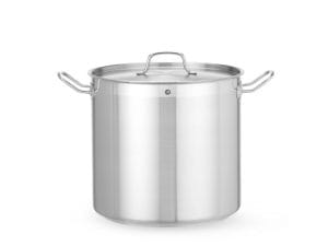 Kasserolle høy – med lokk, HENDI, Profi Line, 24L, ⌀320x(H)300mm Kasseroller & Panner