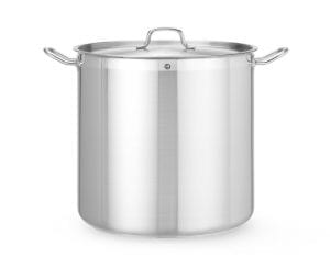 Kasserolle høy – med lokk, HENDI, Profi Line, 50L, ⌀400x(H)400mm Kasseroller & Panner