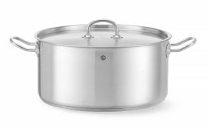 Kasserolle lav – med lokk, HENDI, Kitchen Line, 12L, ⌀320x(H)150mm Kasseroller & Panner
