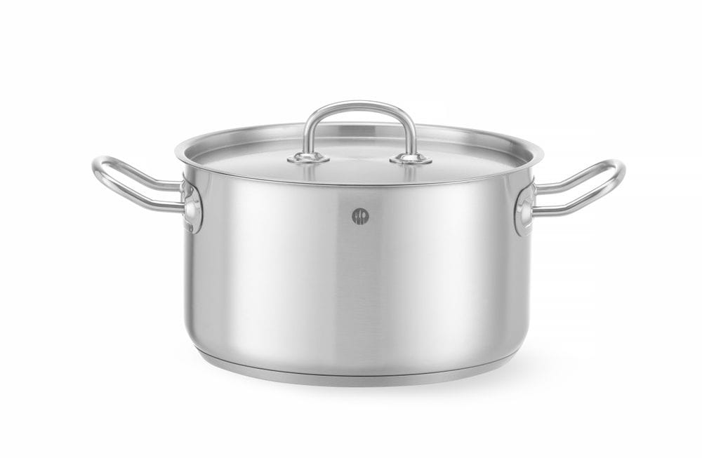Gryte (middels høy) – med lokk, HENDI, Kitchen Line, 6L, ⌀240x(H)135mm Kasseroller & Panner 2
