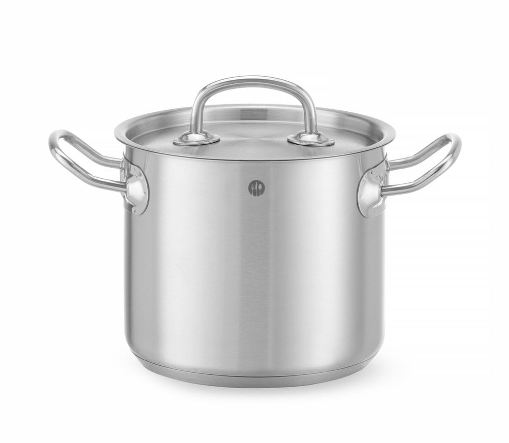 Gryte høy – ​​med lokk, HENDI, Kitchen Line, 2,8L, ⌀160x(H)140mm Kasseroller & Panner 2