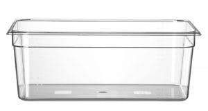 Kantine GN 1/1 polykarbonat, HENDI, Profi Line, GN 1/1, 24L, Transparent, 530x325x(H)200mm GN Kantiner