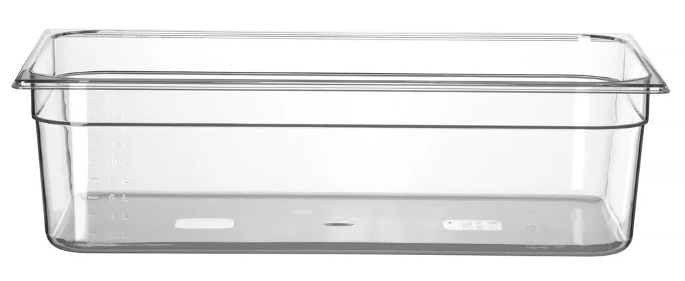 Kantine GN 1/1 polykarbonat, HENDI, Profi Line, GN 1/1, 21L, Transparent, 530x325x(H)150mm GN Kantiner 2