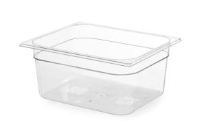 Kantine GN 1/2 polykarbonat, HENDI, Profi Line, GN 1/2, 9,5L, Transparent, 325x265x(H)150mm GN Kantiner