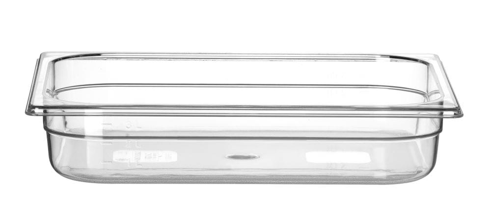 Kantine GN 1/2 polykarbonat, HENDI, Profi Line, GN 1/2, 4L, Transparent, 325x265x(H)65mm GN Kantiner 2