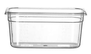 Kantine GN 1/3 polykarbonat, HENDI, Profi Line, GN 1/3, 5,7L, Transparent, 325x176x(H)150mm GN Kantiner