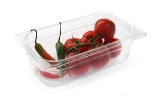 Kantine GN 1/3 polykarbonat, HENDI, Profi Line, GN 1/3, 2,5L, Transparent, 325x176x(H)65mm GN Kantiner