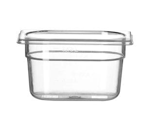 Kantine GN 1/9 polykarbonat, HENDI, Profi Line, GN 1/9, 1L, Transparent, 176x108x(H)100mm GN Kantiner