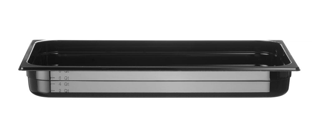 Kantine GN 1/1 svart polykarbonat, HENDI, Profi Line, GN 1/1, 9L, Sort, 530x325x(H)65mm GN Kantiner 2