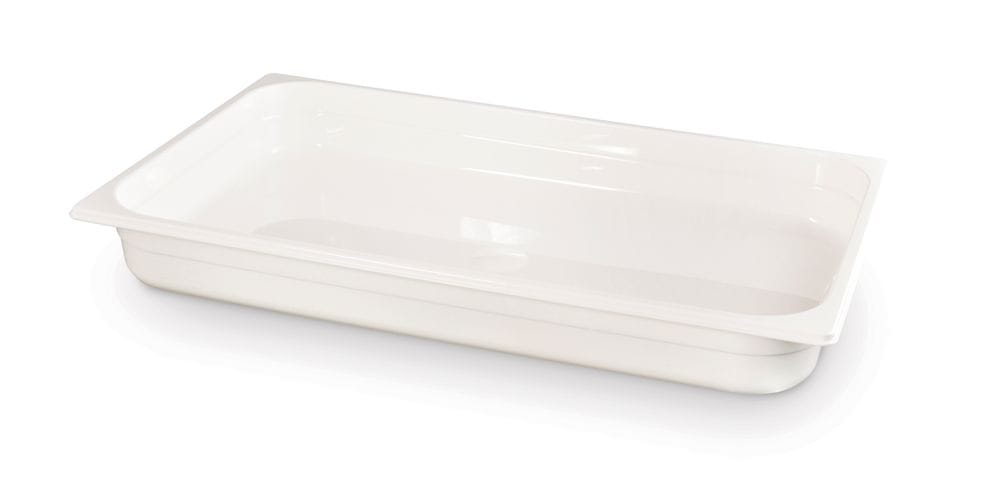 Kantine GN 1/1 hvit polykarbonat, HENDI, GN 1/1, 9L, Hvit, 530x325x(H)65mm GN Kantiner 2