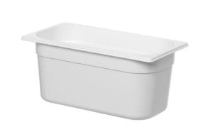 Kantine GN 1/3 hvit polykarbonat, HENDI, GN 1/3, 5,7L, Hvit, 325x176x(H)150mm GN Kantiner 2