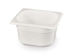 Kantine GN 1/6 hvit polykarbonat, HENDI, GN 1/6, 2,4L, Hvit, 176x162x(H)150mm GN Kantiner
