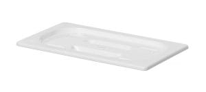 Lokk til GN-Kantine hvit polykarbonat, HENDI, GN 1/4, Hvit, 265x162mm GN Kantiner