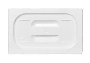 Lokk til GN-Kantine hvit polykarbonat, HENDI, GN 1/4, Hvit, 265x162mm GN Kantiner 2