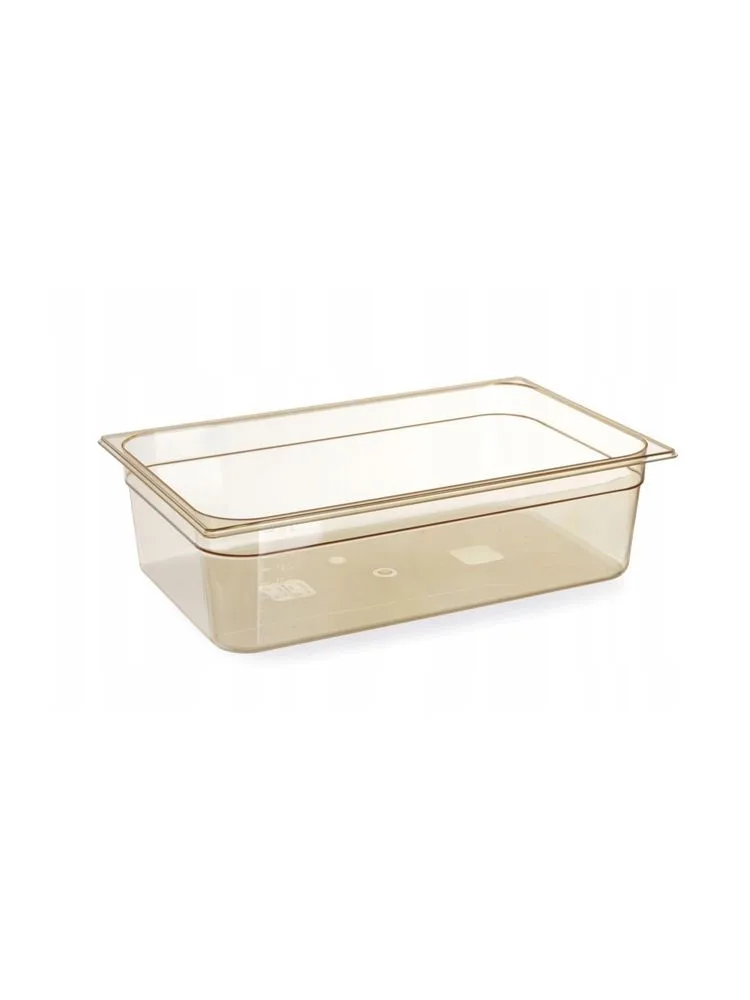 GN 1/1 Kantine, høytemperaturbestandig, HENDI, GN 1/1, 13,3L, Transparent, 530x325x(H)100mm GN Kantiner 2