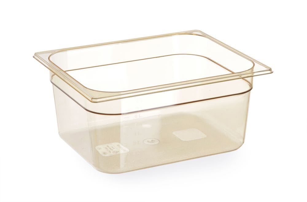 GN 1/2 Kantine, motstandsdyktig mot høye temperaturer, HENDI, GN 1/2, 4L, Transparent, 325x265x(H)65mm GN Kantiner 2