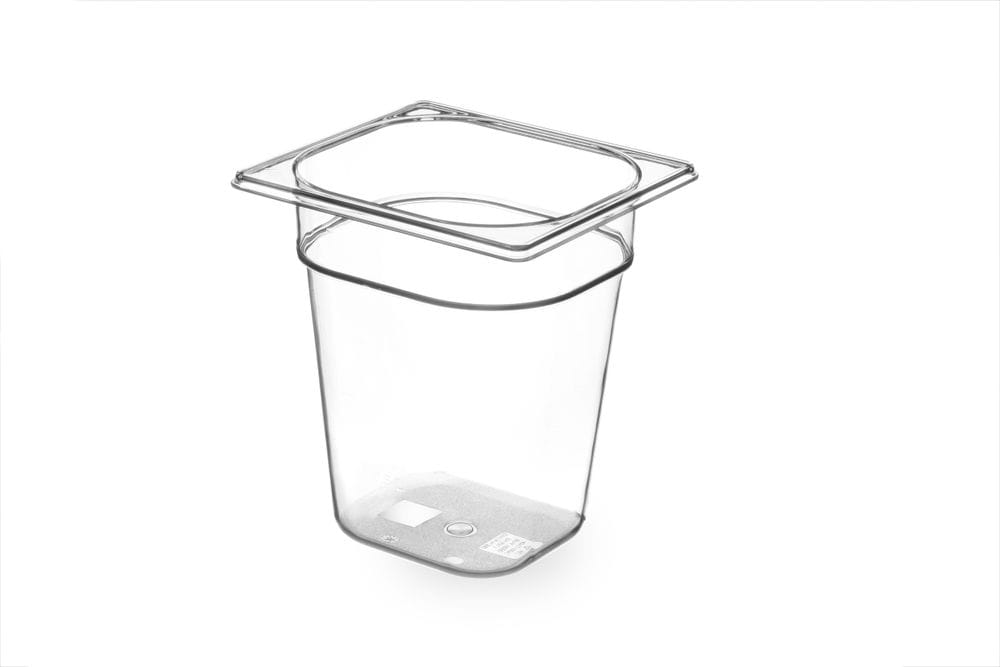 Kantine GN 1/6 Tritan, HENDI, GN 1/6, 3,4L, Gjennomsiktig, 176x162x(H)200mm GN Kantiner 2