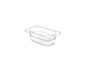 Kantine GN 1/9 Tritan, HENDI, GN 1/9, 0,6L, Gjennomsiktig, 176x108x(H)65mm GN Kantiner