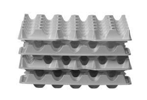 Sett med 4 eggebrett for HENDI OVOBOX 120, HENDI, 291x288x(H)41mm Kjøkkenredskaper