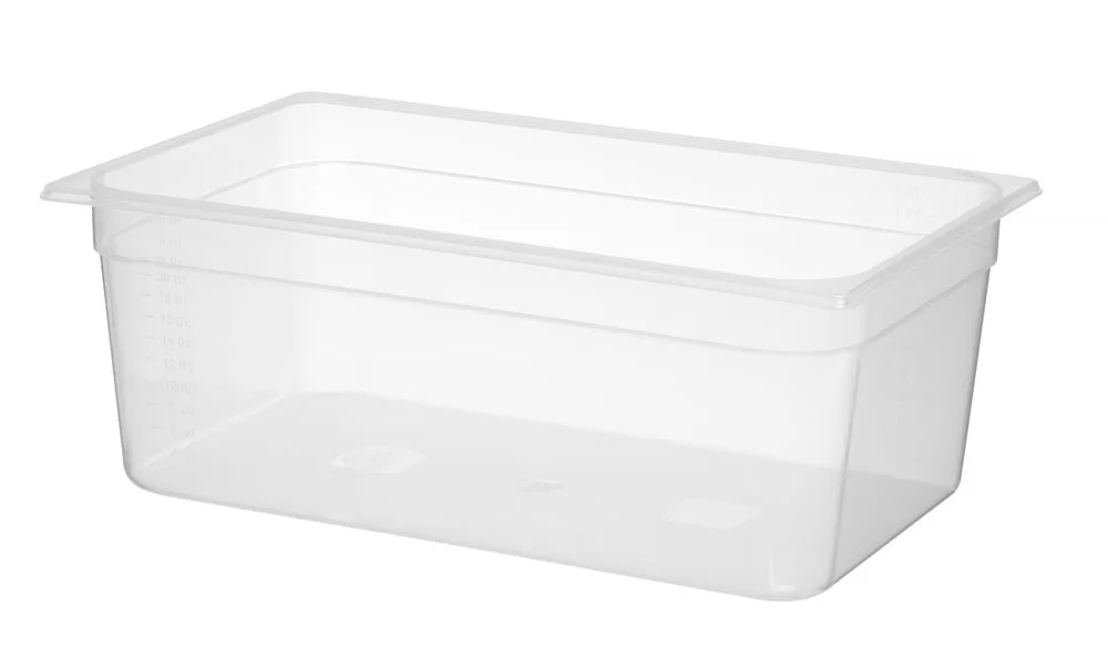 Kantine GN 1/1 polypropylen, HENDI, Profi Line, GN 1/1, 21L, Transparent, 530x325x(H)150mm GN Kantiner 2