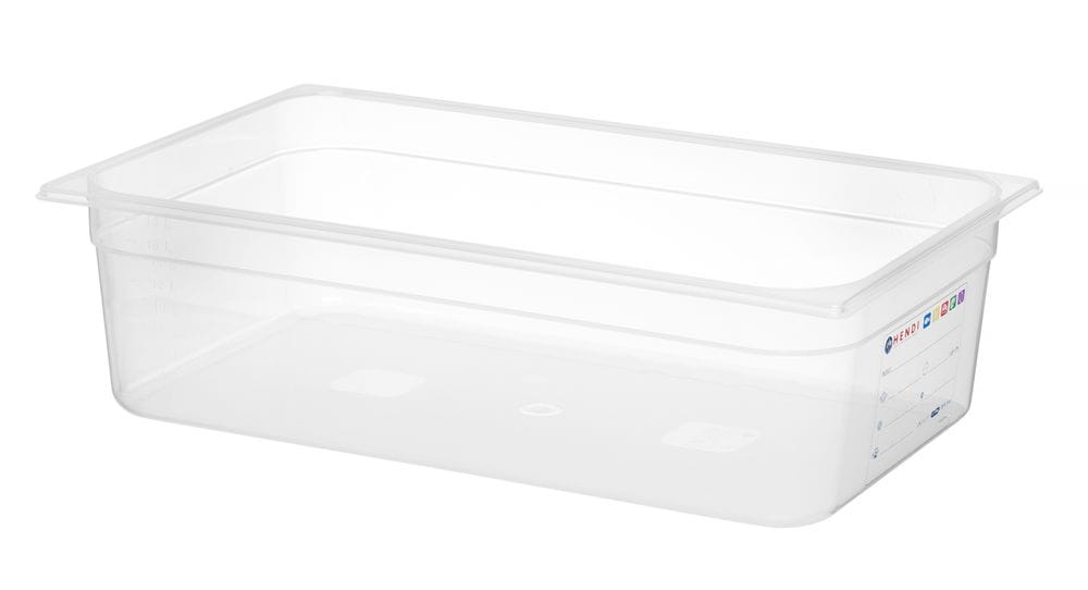 Kantine GN 1/1 HACCP, HENDI, GN 1/1, 21L, Gjennomsiktig, 530x325x(H)150mm GN Kantiner 2