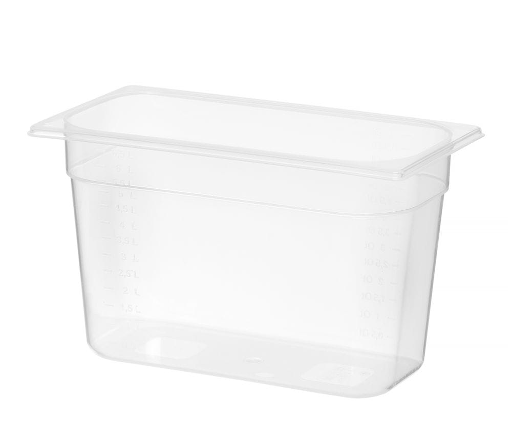 Kantine GN 1/3 polypropylen, HENDI, Profi Line, GN 1/3, 7,8L, Gjennomsiktig, 325x176x(H)200mm GN Kantiner 2