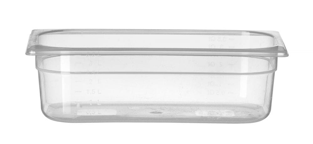 Kantine GN 1/3 polypropylen, HENDI, Profi Line, GN 1/3, 4L, Transparent, 325x176x(H)100mm GN Kantiner 2