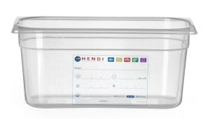 Kantine GN 1/3 HACCP, HENDI, GN 1/3, 5,7L, Gjennomsiktig, 325x176x(H)150mm GN Kantiner