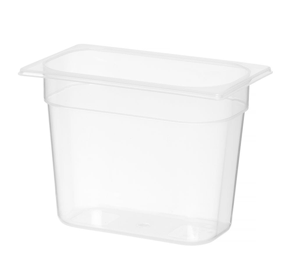 Kantine GN 1/4 polypropylen, HENDI, Profi Line, GN 1/4, 5,5L, Transparent, 265x162x(H)200mm GN Kantiner 2