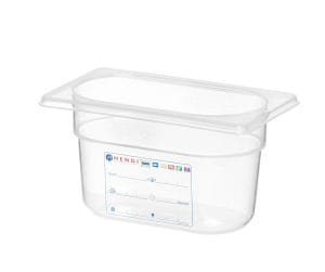 Kantine GN 1/9 HACCP, HENDI, GN 1/9, 0,9L, Gjennomsiktig, 176x108x(H)100mm GN Kantiner