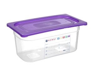 Lokk til GN-Kantine lilla, HENDI, GN 1/1, lilla, 530x325mm GN Kantiner 2