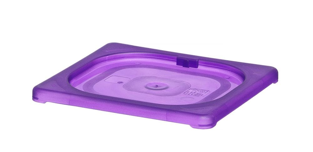 Lokk til GN-Kantine lilla, HENDI, GN 1/6, lilla, 176x162mm GN Kantiner 2
