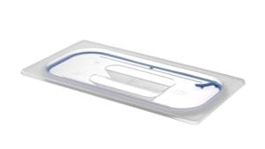 Lokk til GN-Kantine laget av polypropylen, med forsegling, HENDI, GN 1/3, Transparent, 325x176mm GN Kantiner