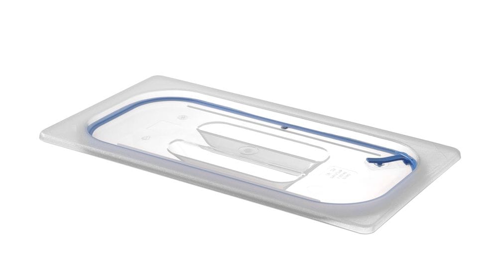 Lokk til GN-Kantine laget av polypropylen, med forsegling, HENDI, GN 1/3, Transparent, 325x176mm GN Kantiner 2