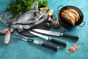 9-delt knivsett, HENDI, svart, 445x260x(H)65mm Kjøkkenredskaper 3