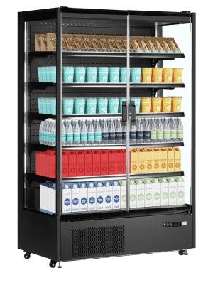 Dagligvare Multideck kjøler PC1250B, Vol: 1292 / 764  liter, 230v Dagligvare 2