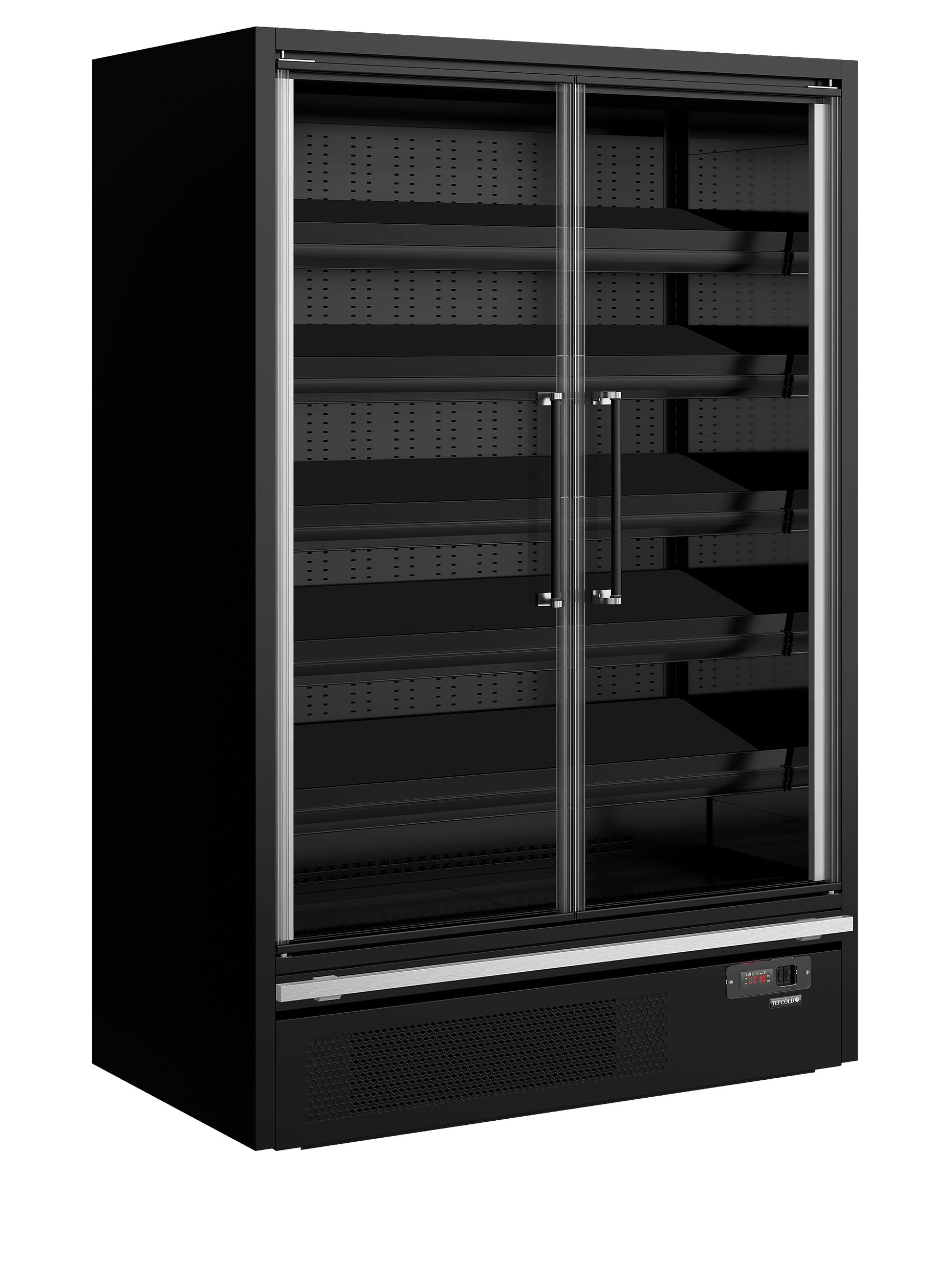 Dagligvare Multideck kjøler Galaxy+ GP14FGD Sort, Vol: 1443 / 629  liter, 230v Dagligvare 2