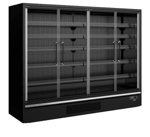 Dagligvare Multideck kjøler Galaxy+ GP26FGD Sort, Vol: 2887 / 1258  liter, 230v Dagligvare