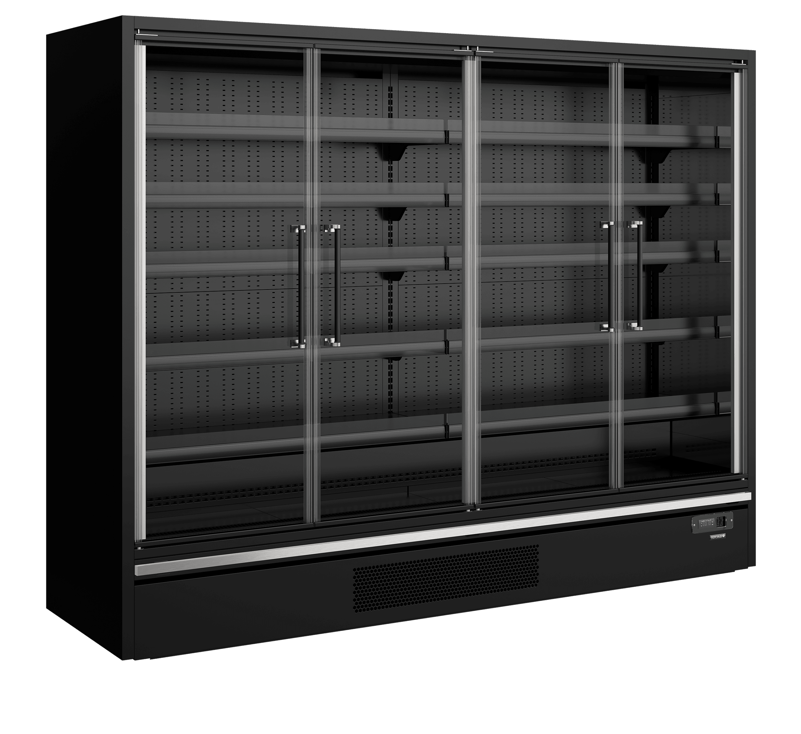 Dagligvare Multideck kjøler Galaxy+ GP26FGD Sort, Vol: 2887 / 1258  liter, 230v Dagligvare 2