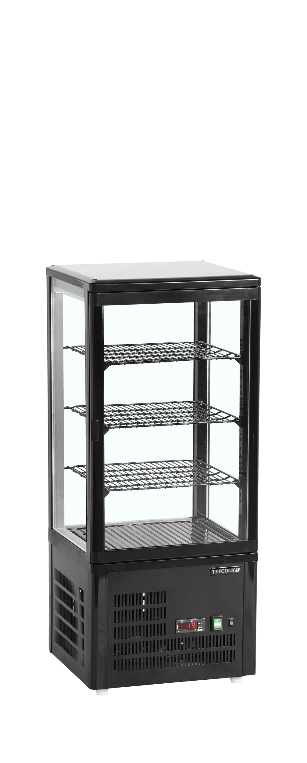 Kjøledisk – Eksponeringsskap UPD80-Sort, Vol: 80 / 78  liter, 230v Eksponeringsdisker 2