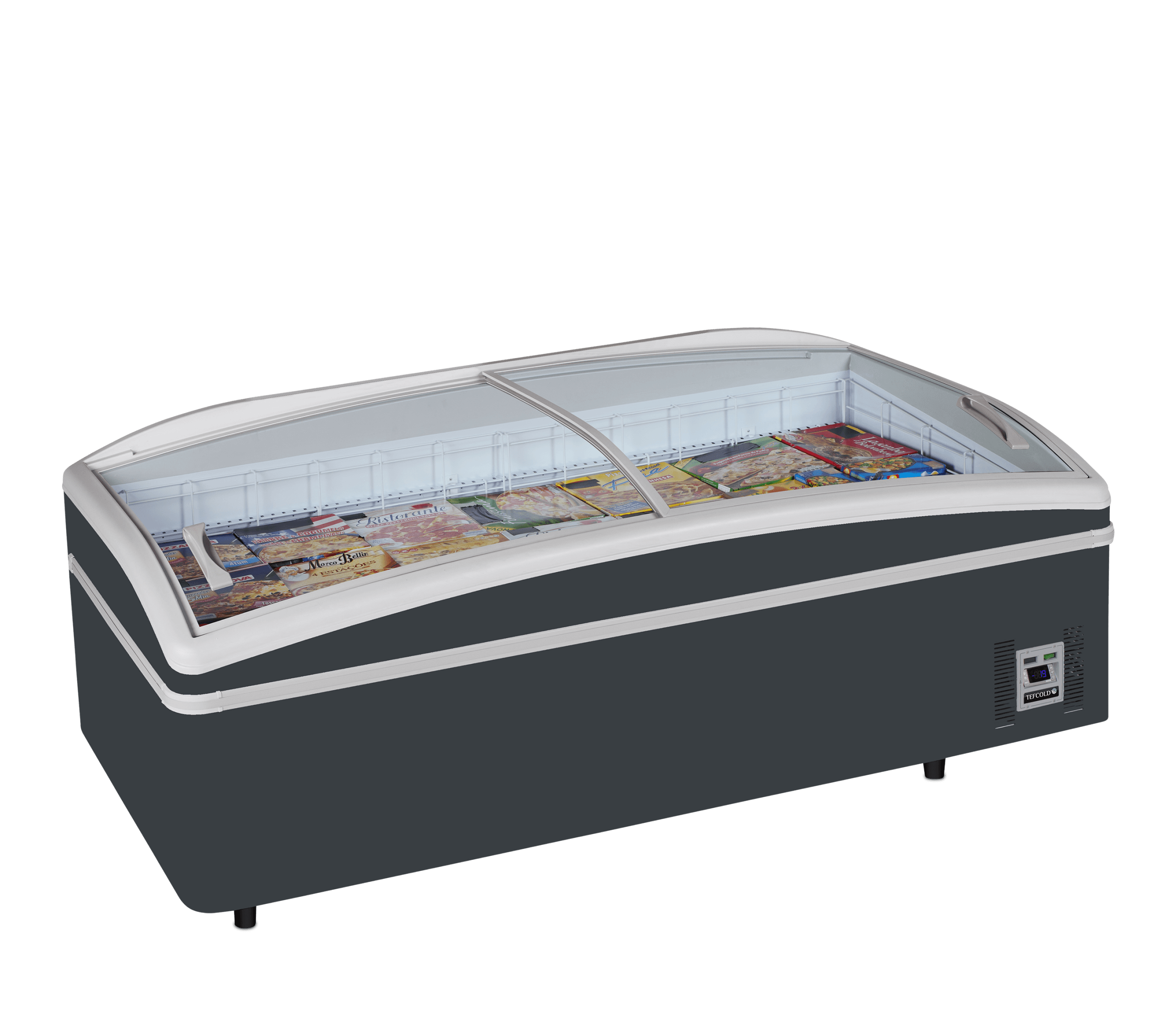 Antrasitt Dagligvare kjøler/Fryser GRUNNT HODE A-CF, Vol: 540 / 430  liter, 230v Dagligvare 2