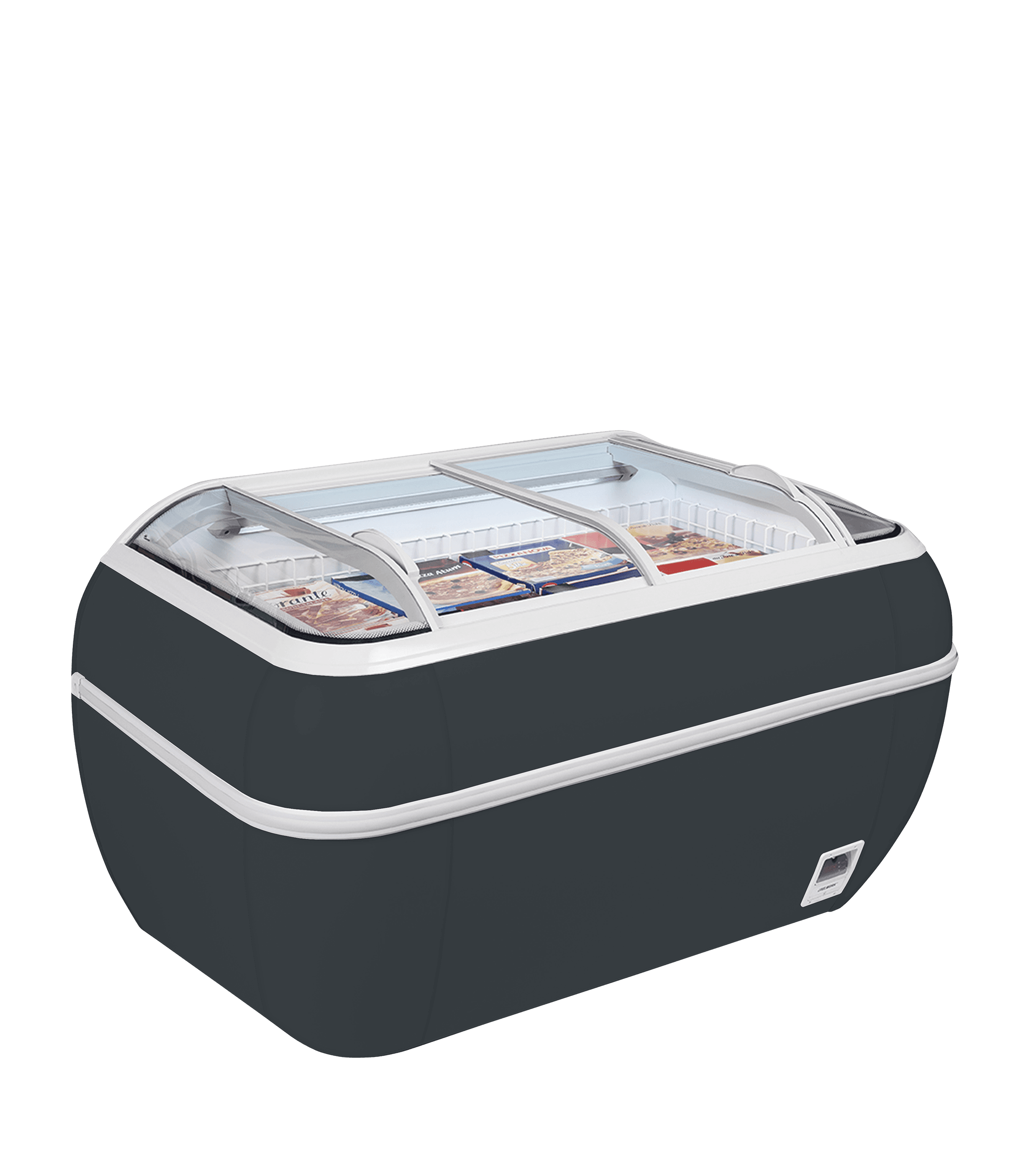 Antrasitt Dagligvare kjøler/Fryser TWIN HEAD A-CF, Vol: 425 / 334  liter, 230v Dagligvare 2