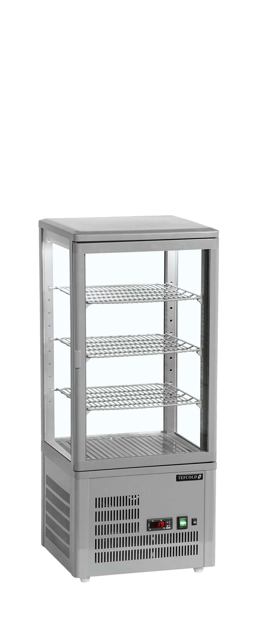 Kjøledisk – Eksponeringsskap UPD80-GREY, Vol: 80 / 78  liter, 230v Eksponeringsdisker 2