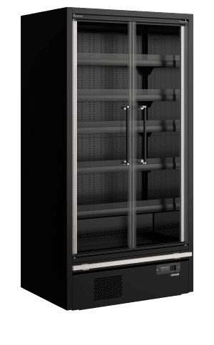 Dagligvare Multideck kjøler Galaxy+ GP10FGD Sort, Vol: 1083 / 472  liter, 230v Dagligvare