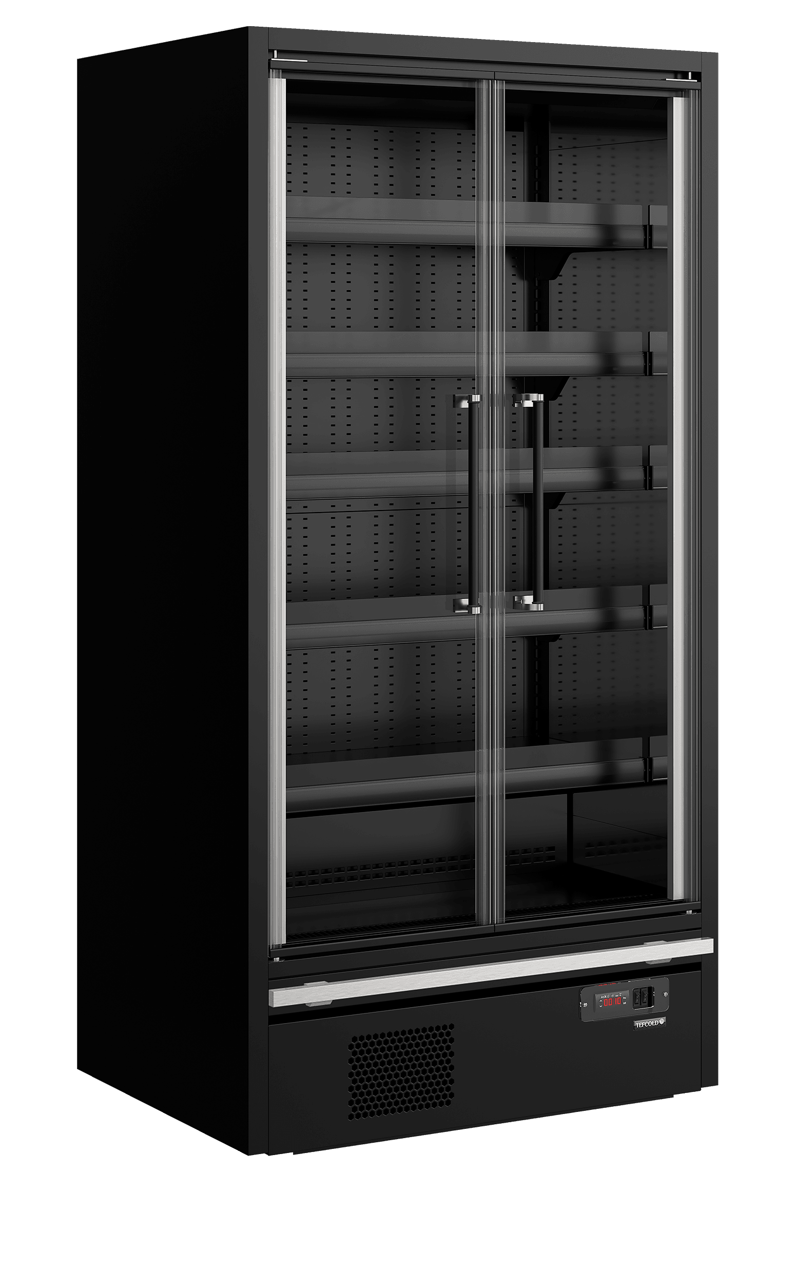 Dagligvare Multideck kjøler Galaxy+ GP10FGD Sort, Vol: 1083 / 472  liter, 230v Dagligvare 2