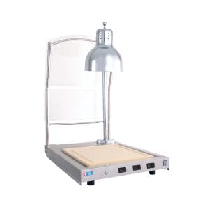 Halo Heat® Varmelampe med skjære-/oppskjæringsstasjon, inkl. skjerm, CS-100/S, 230v Storkjøkken
