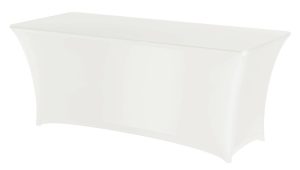 Bordtrekk Symposium, rektangulært, HENDI, 810910 810897, Hvit, 1830x760x(H)730mm Møbler & Barriere