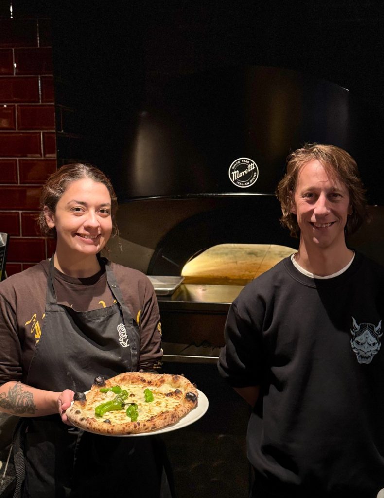 Waldemar Jahnsen og kokk på cafe grensen